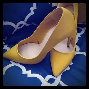Yellow Zara Pumps